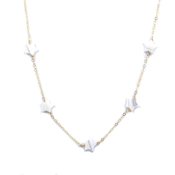 Shooting Star Necklace | Mother of Pearl – Bent by Courtney